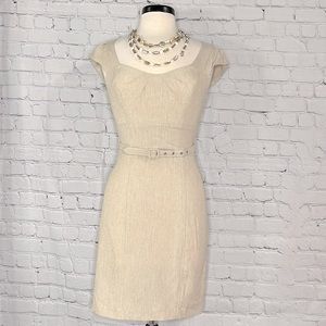 ✨XOXO-  Pencil Cap Sleeve Dress With Belt ✨Size 5-6